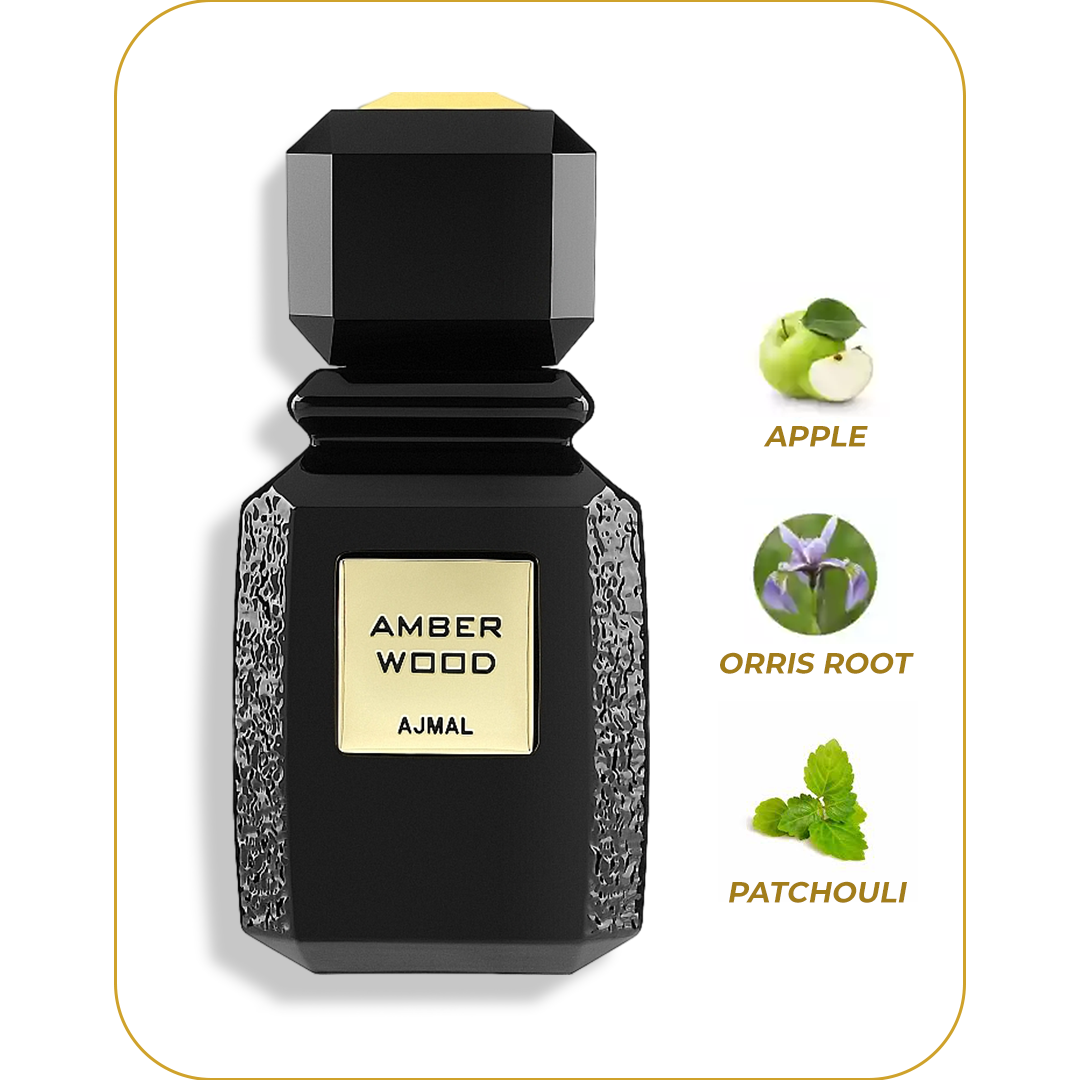 アジマル Amber Wood Noir 香水100ml Amazon.com : Ajmal Amber Wood Noir Eau de Parfum for Unisex
