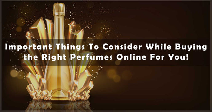 Important Things To Consider While Buying the Right Perfumes Online For You!