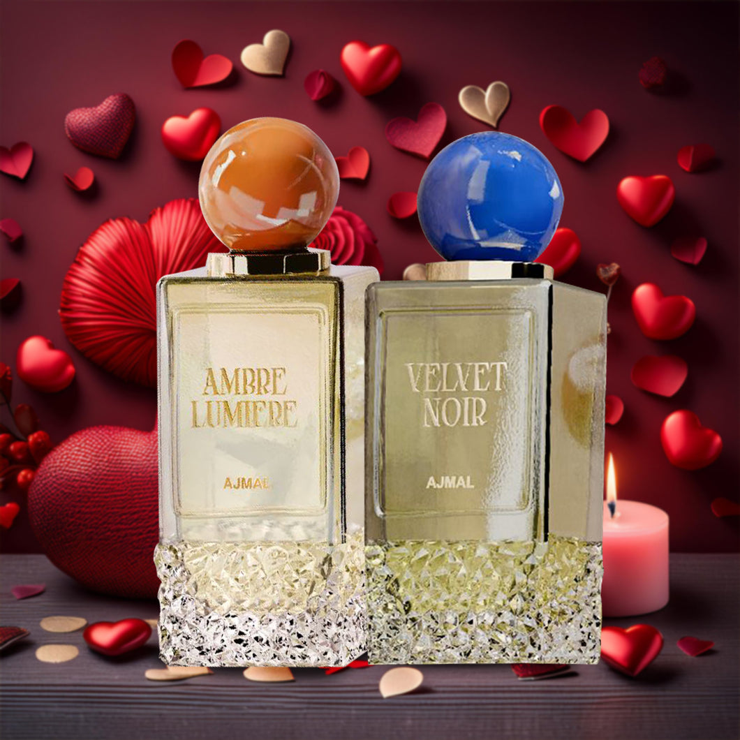 Amber Lumiere and Velvet Noir by Ajmal Perfume