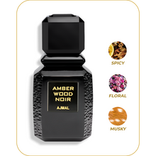 Charger l&#39;image dans la galerie, Amber Wood Noir  for unisex by Ajmal perfume 100ML EDP
