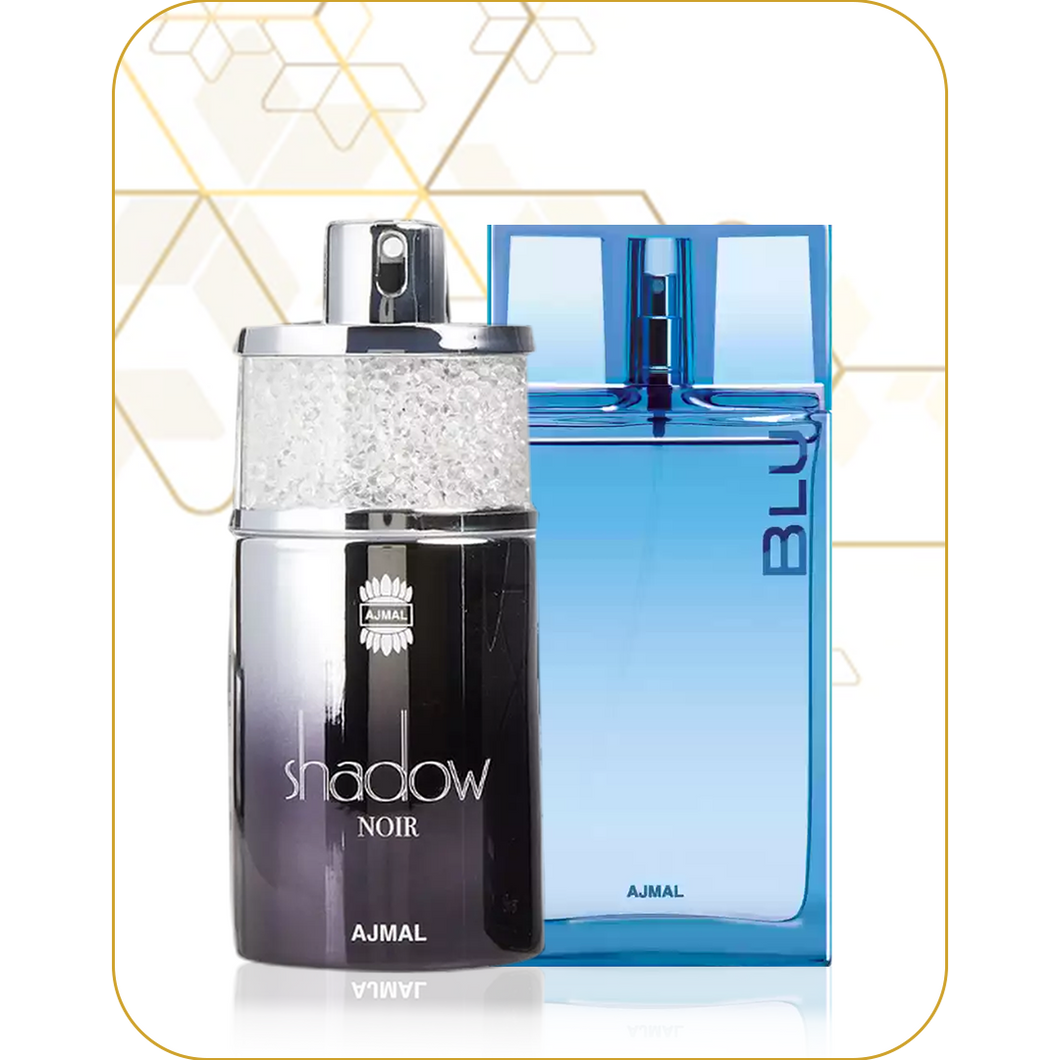Shadow Noir and Blu Cologne for Men by Ajmal Perfume